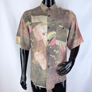 VTG 90s Goouch Mens Large Multicolor Shirt